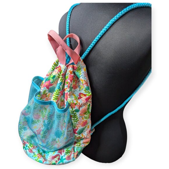 Disney Little Mermaid Circle Drawstring Beach Pool Bag - Picture 3 of 11